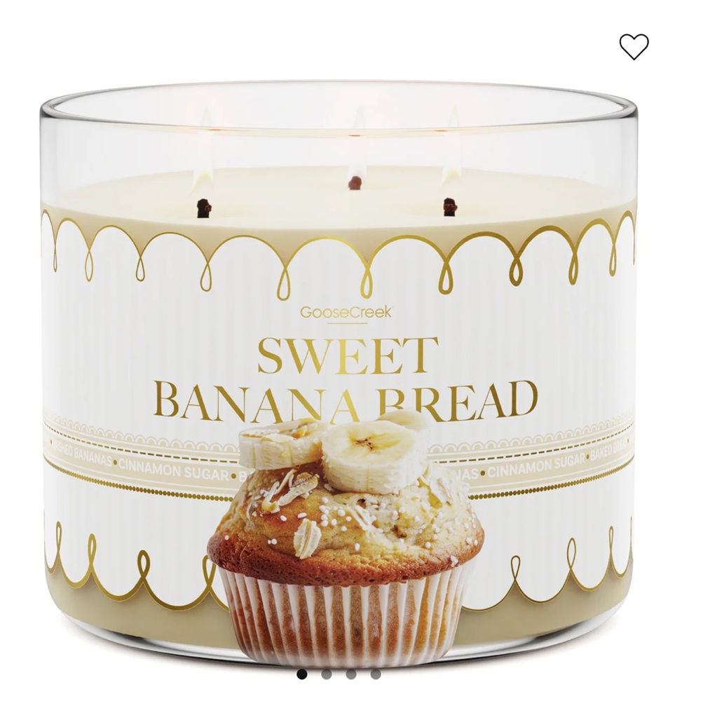 🍌 GC Sweet Banana Bread 3-Wick Candle NEW